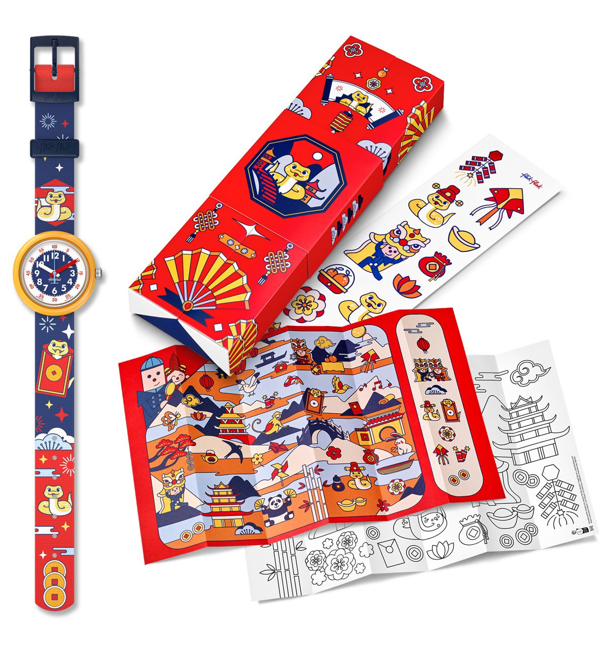 Flik Flak Fpnp165 Year Of The Snake Çocuk Kol Saati