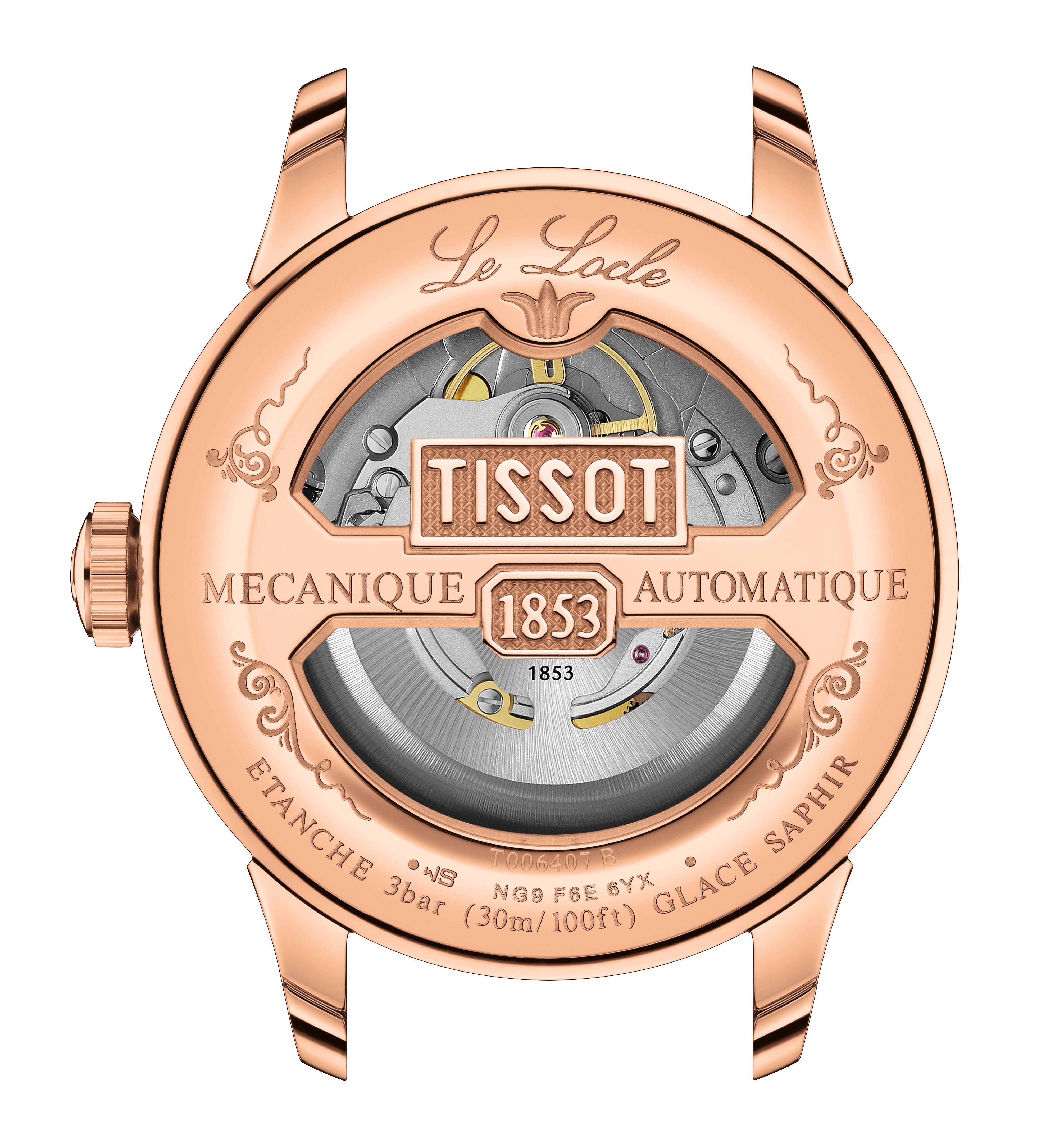 Tissot Le Locle 39.3mm T0064073603300 - Otomatik Erkek Kol Saati (T006.407.36.033.00)