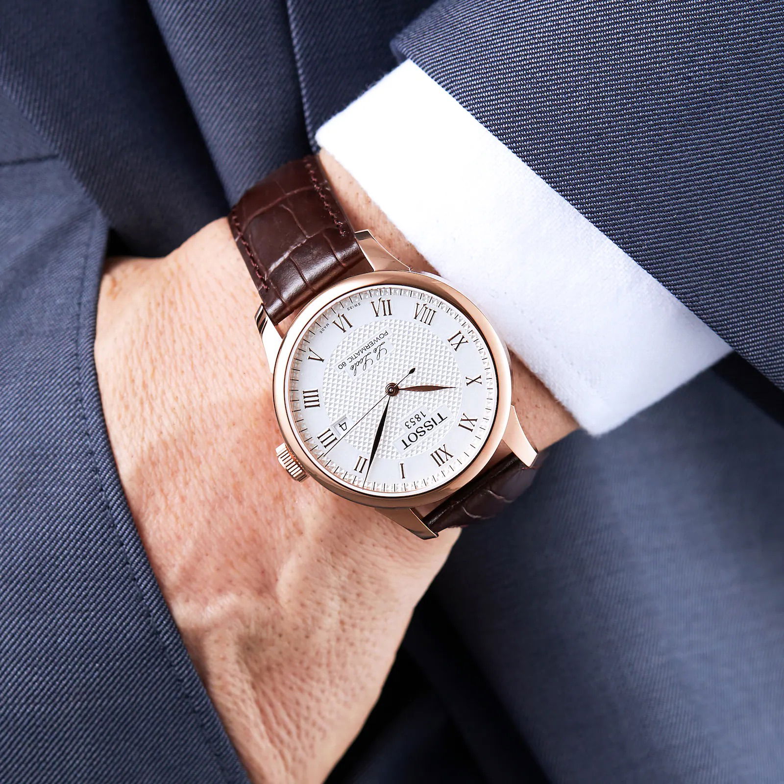 Tissot Le Locle 39.3mm T0064073603300 - Otomatik Erkek Kol Saati (T006.407.36.033.00)