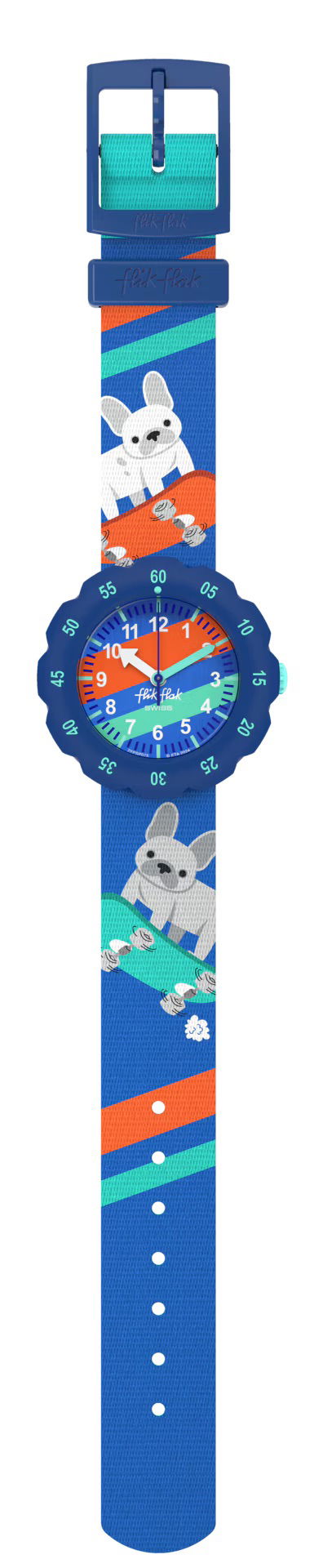 Flik Flak Fpsp075 Skating Frenchie Çocuk Kol Saati