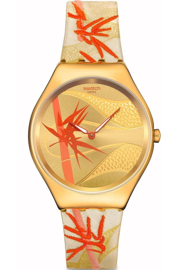 Swatch Syxz105 GOLDEN RED BAMBOO