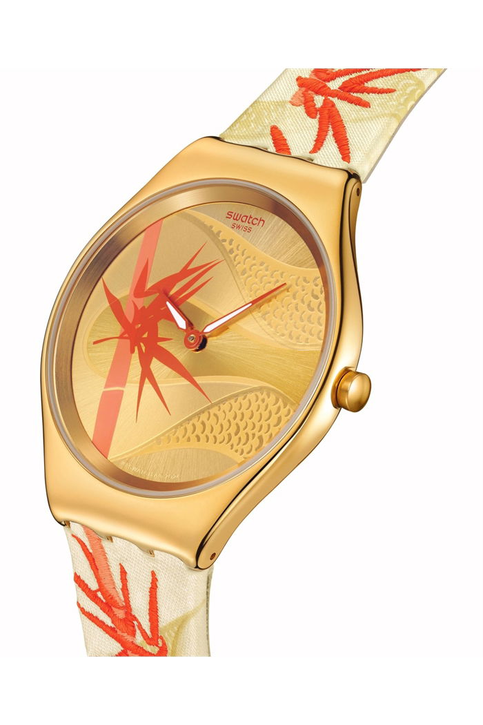 Swatch Syxz105 GOLDEN RED BAMBOO