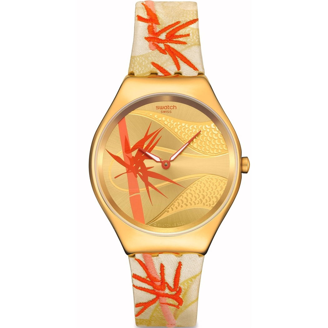 Swatch Syxz105 GOLDEN RED BAMBOO