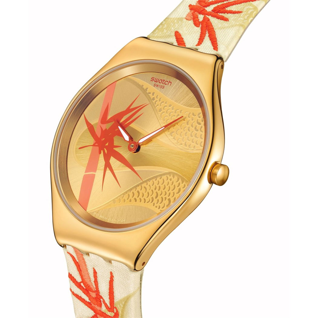 Swatch Syxz105 GOLDEN RED BAMBOO