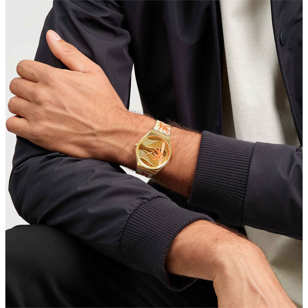 Swatch Syxz105 GOLDEN RED BAMBOO