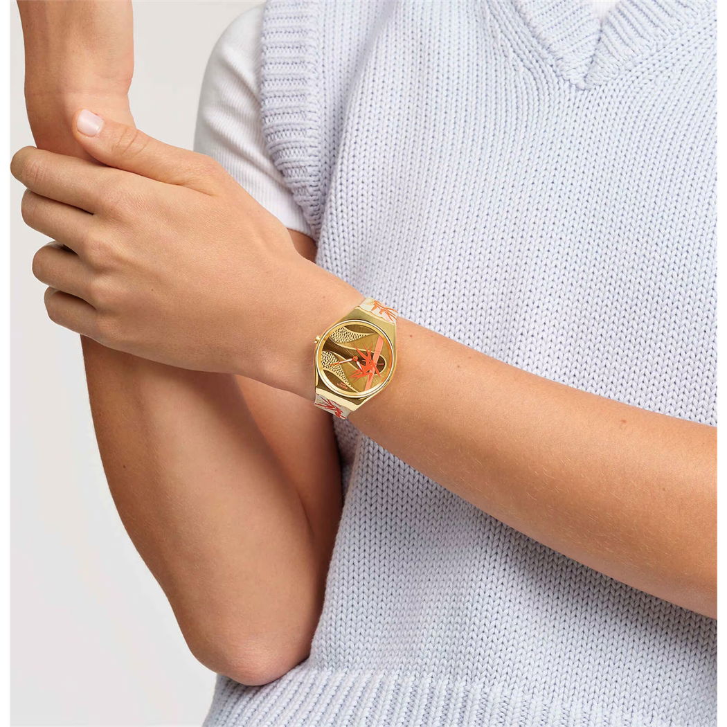 Swatch Syxz105 GOLDEN RED BAMBOO