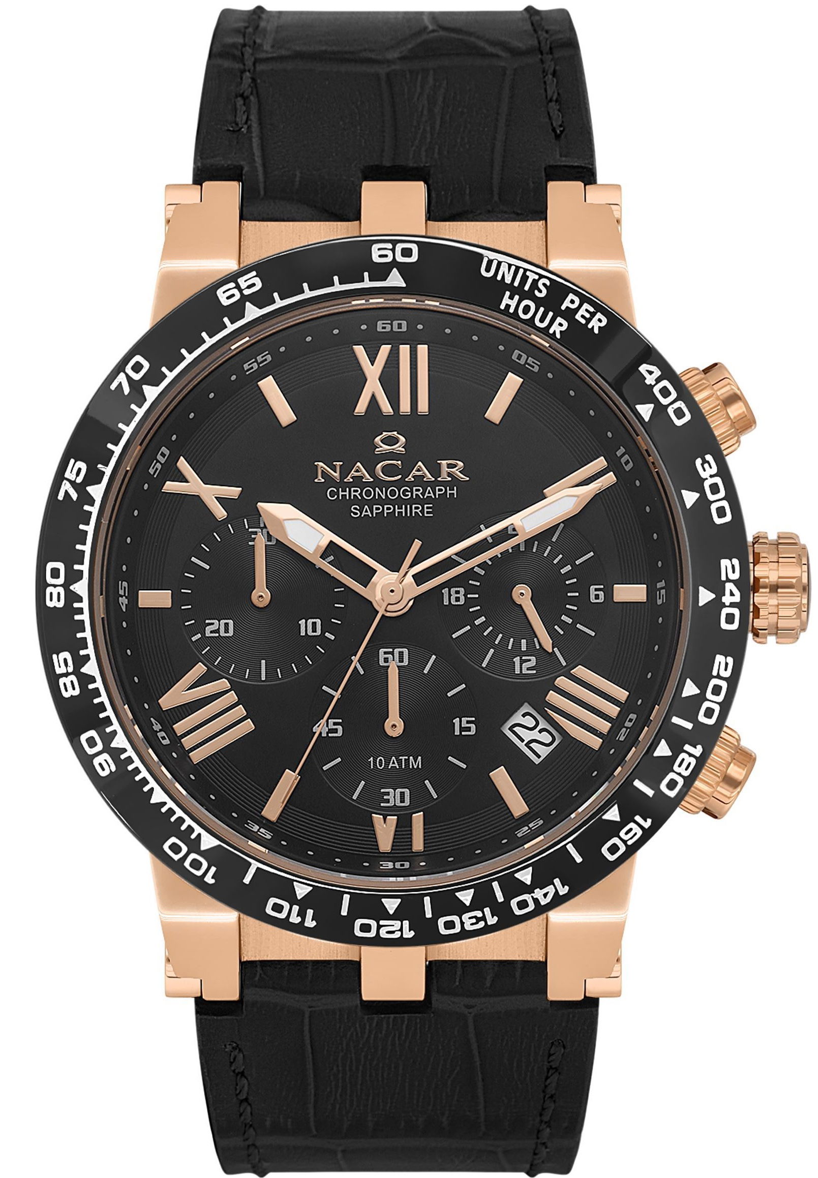 Nacar Nc34-29B679-Rbl1 Kronograph Erkek Kol Saati