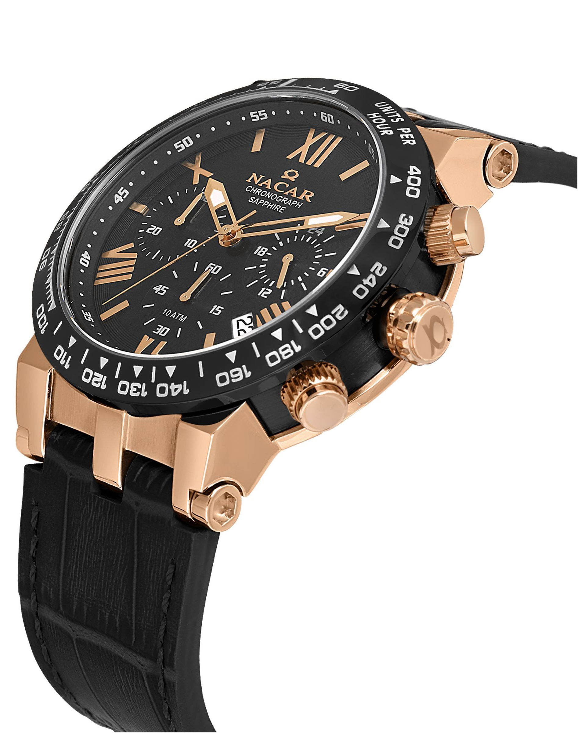 Nacar Nc34-29B679-Rbl1 Kronograph Erkek Kol Saati