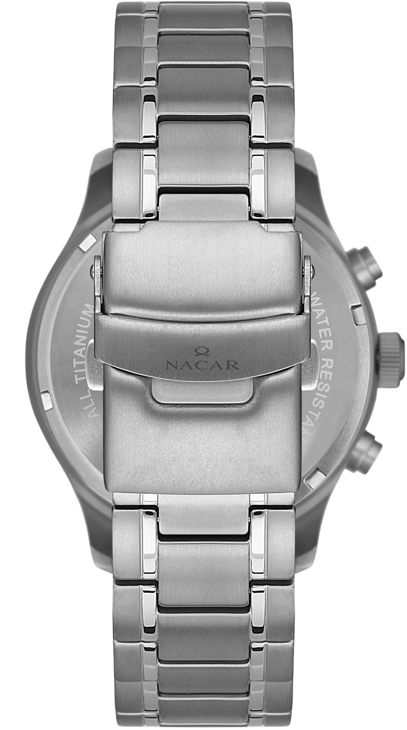 Nacar Nc34-25B019-Tbsm Titanyum Kronograph Erkek Kol Saati