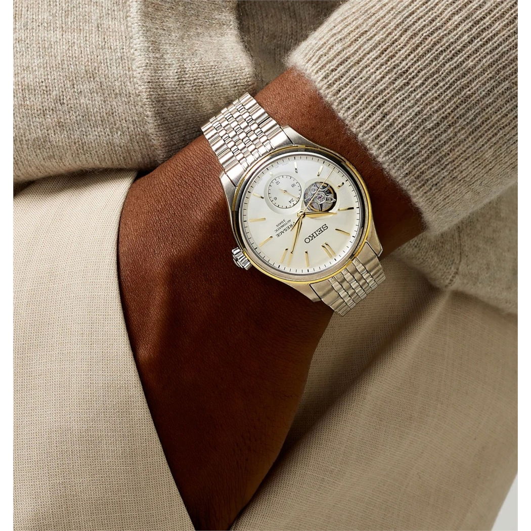 Seiko Presaje Spb480j Shiro-iro Open Heart Spb480j1