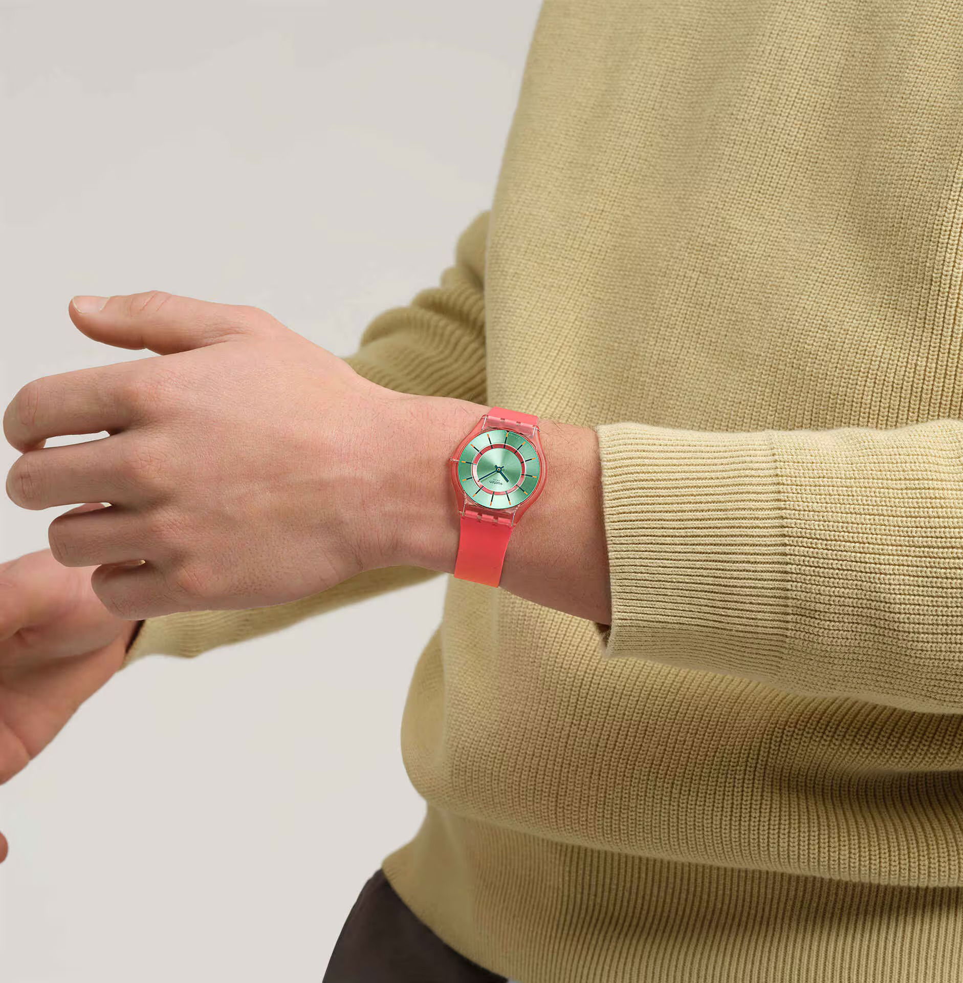 Swatch Ss08p111 Minty Mango Dream Kadın Kol Saati