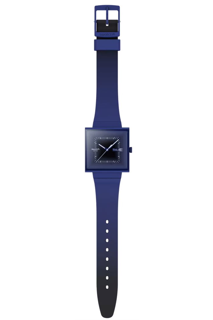 Swatch So34n700 SQUARELY BLACKLIGHT