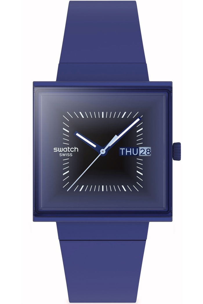 Swatch So34n700 SQUARELY BLACKLIGHT