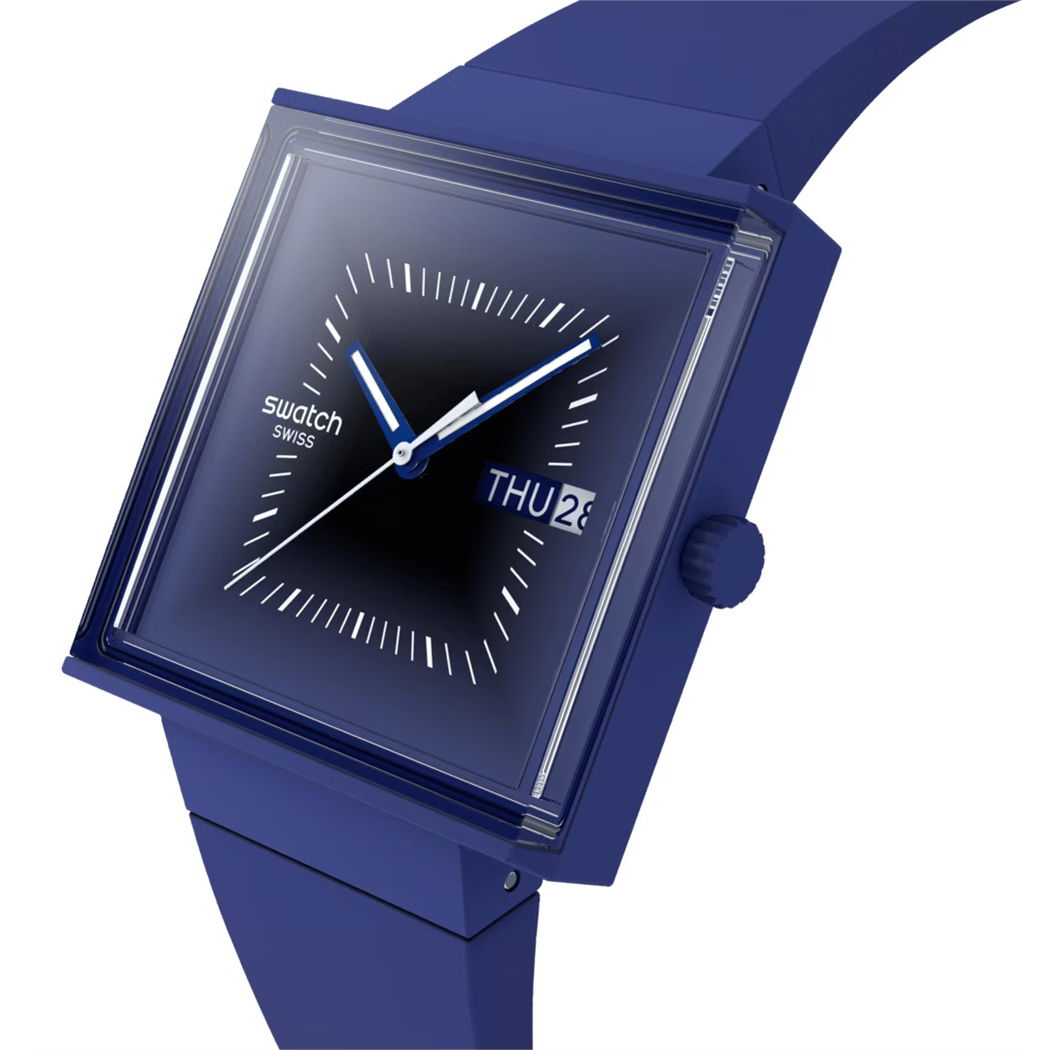 Swatch So34n700 SQUARELY BLACKLIGHT