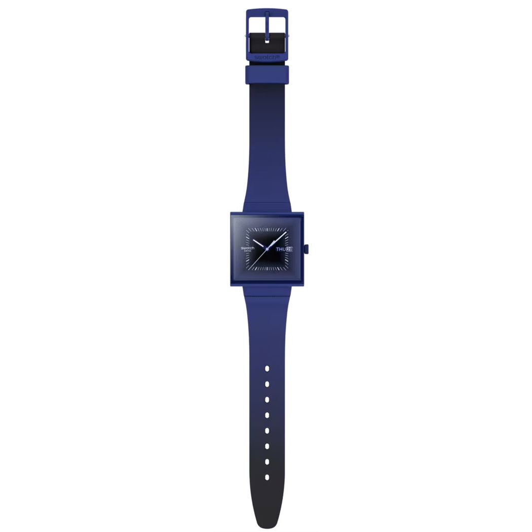 Swatch So34n700 SQUARELY BLACKLIGHT