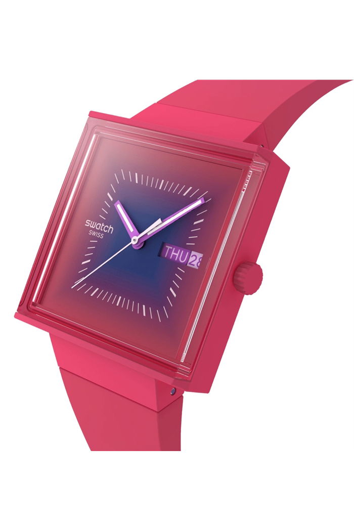 Swatch So34r700 SQUARELY BERRY
