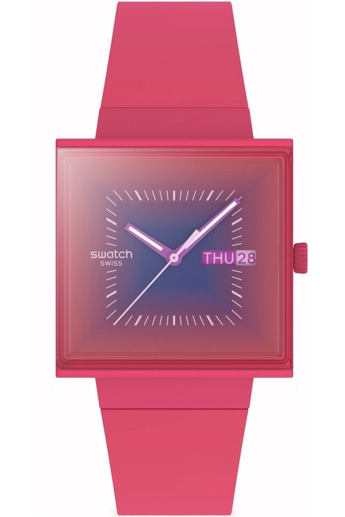 Swatch So34r700 SQUARELY BERRY