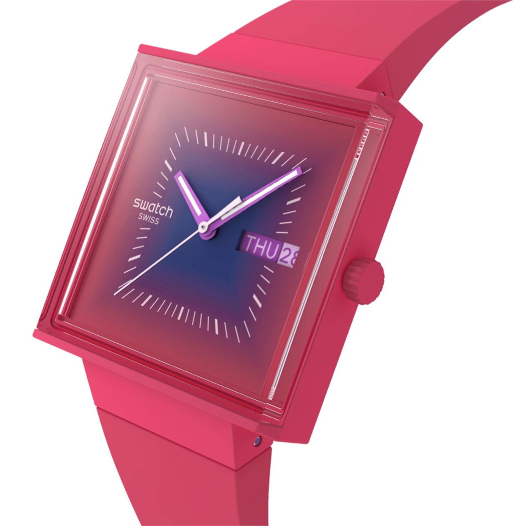 Swatch So34r700 SQUARELY BERRY