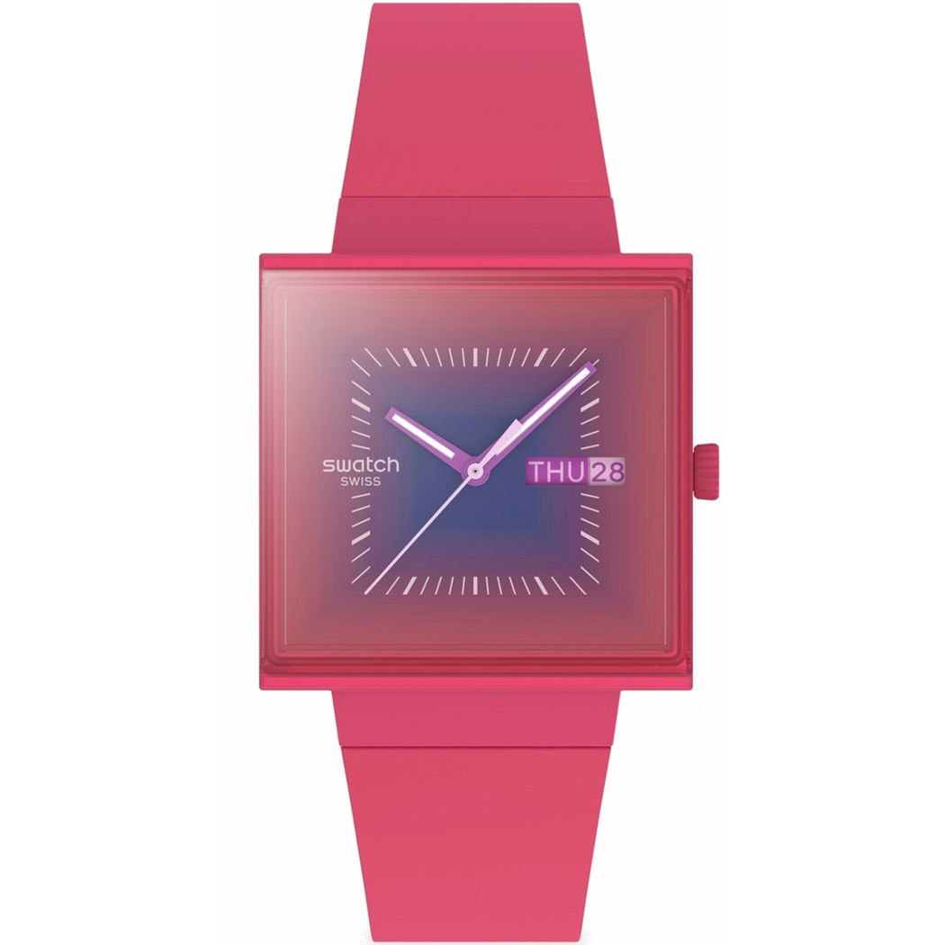 Swatch So34r700 SQUARELY BERRY