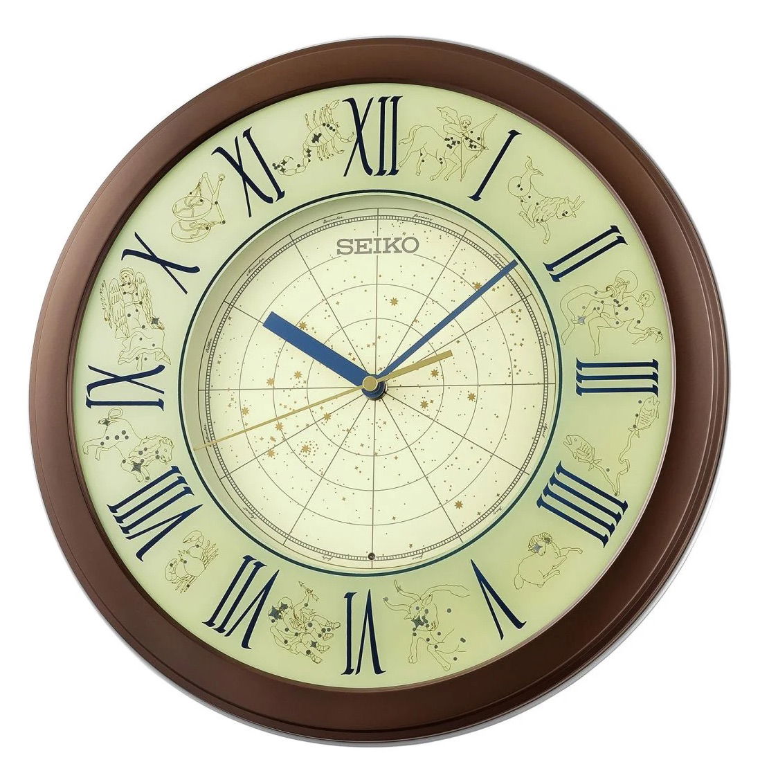 Seiko Qha013b Led Aydınlatmalı Duvar Saati