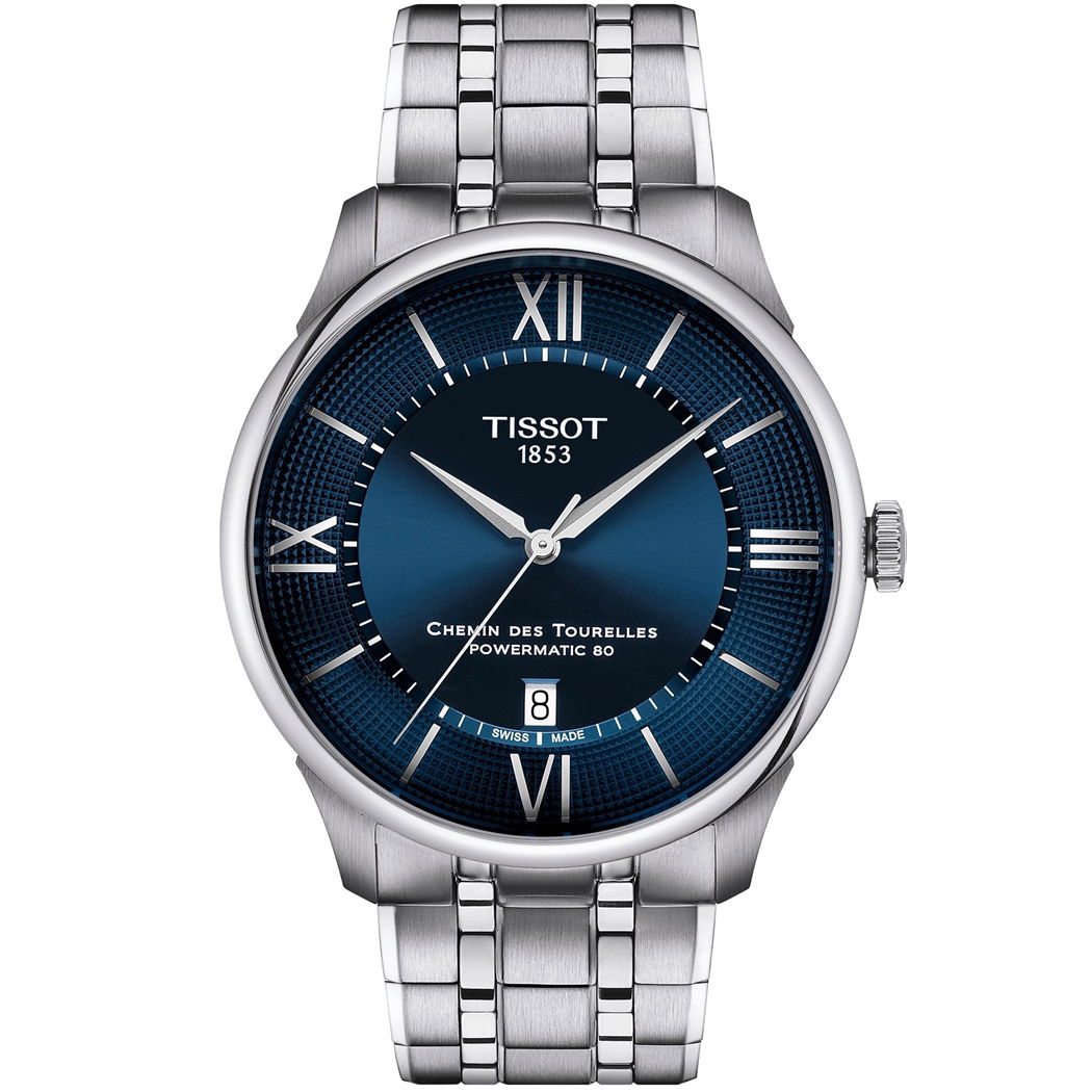 Tissot Chemin des Tourelles 42mm T1394071104800 - Otomatik Erkek Saati (T139.407.11.048.00)