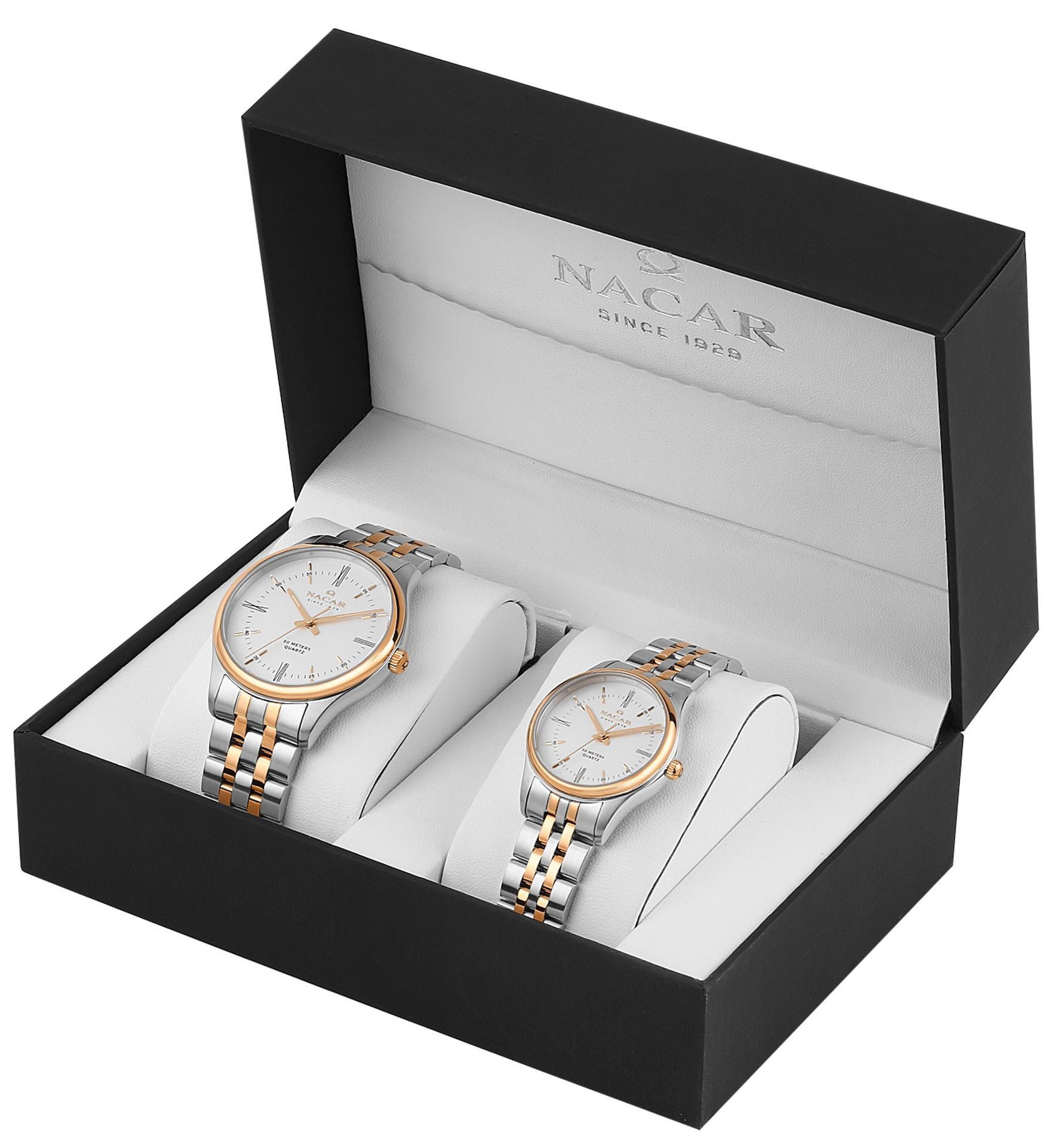 Nacar Nc35-592025-Esm Kadın/Erkek Özel Kutulu Set Saat