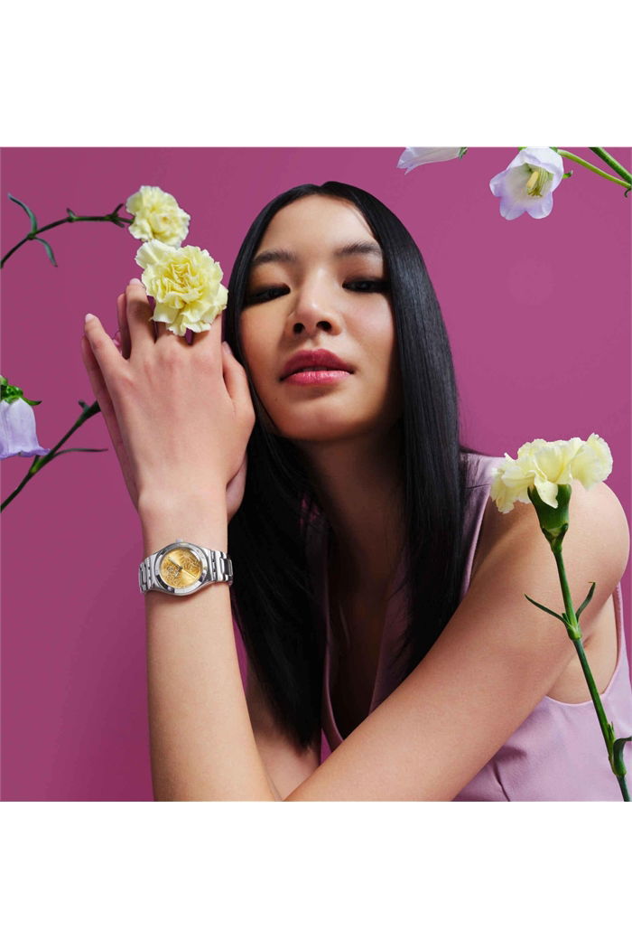 Swatch Yls236g Petal Swirl Kadın Paslanmaz Çelik Saat