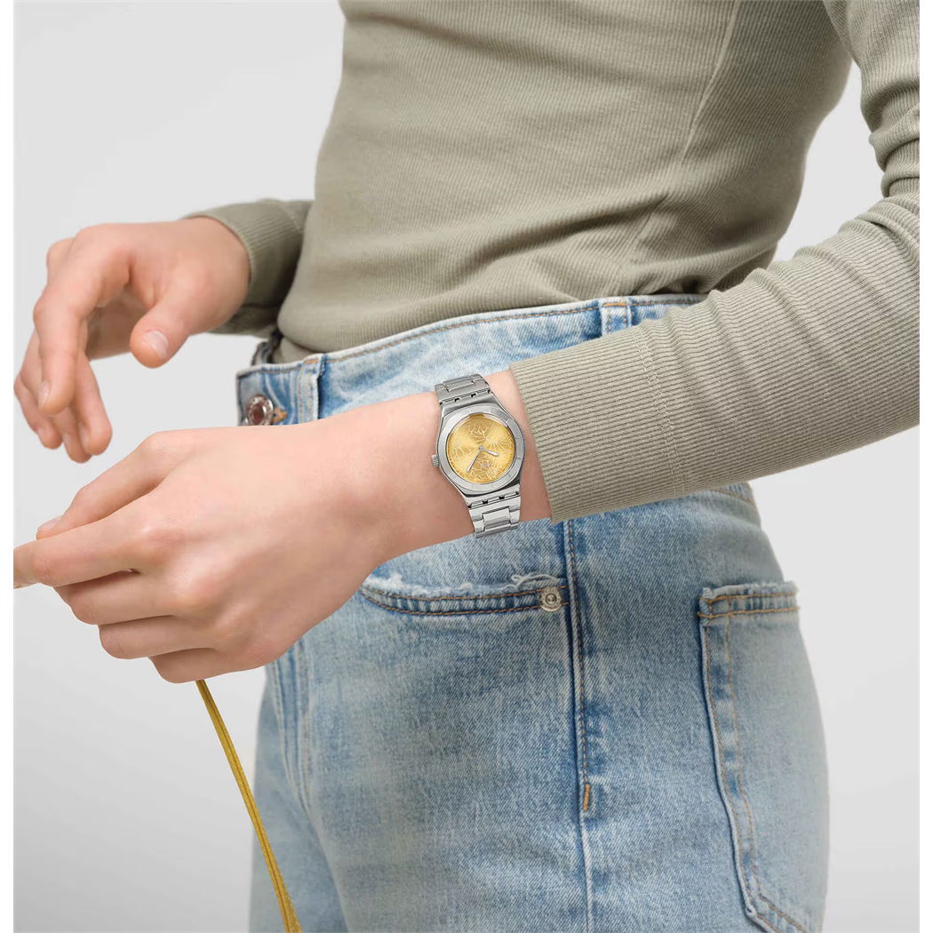 Swatch Petal Swirl YLS236G Kadın Quartz Saat