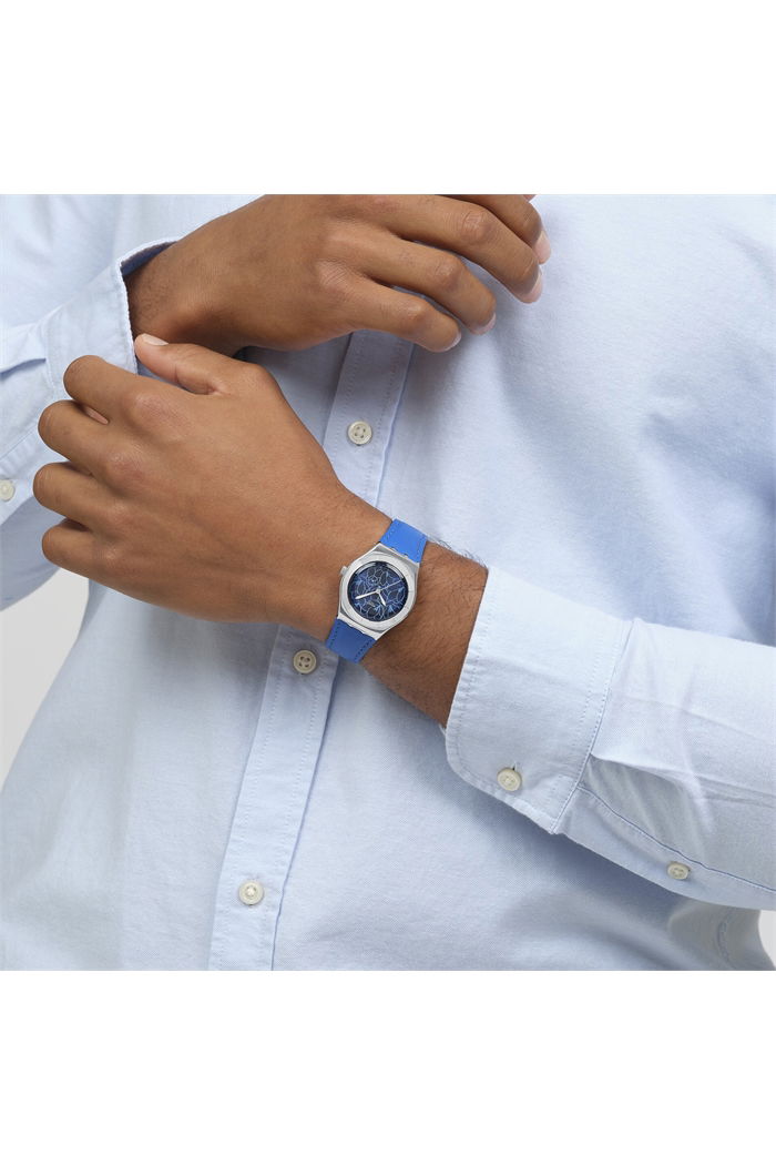 Swatch Yls235 Blue Petal Promise Unisex Paslanmaz Çelik Saat
