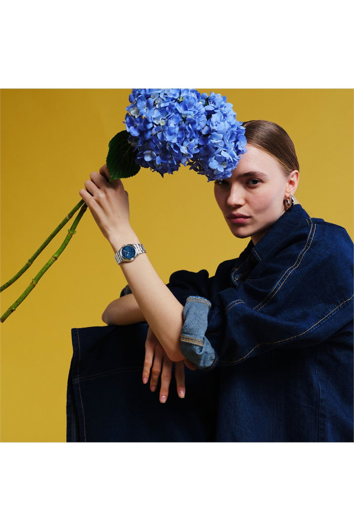 Swatch Yls235 Blue Petal Promise Unisex Paslanmaz Çelik Saat