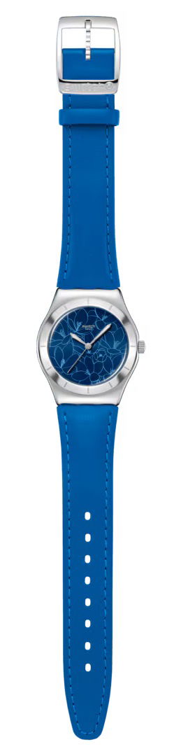 Swatch Blue Petal Promise YLS235 Unisex Quartz Saat