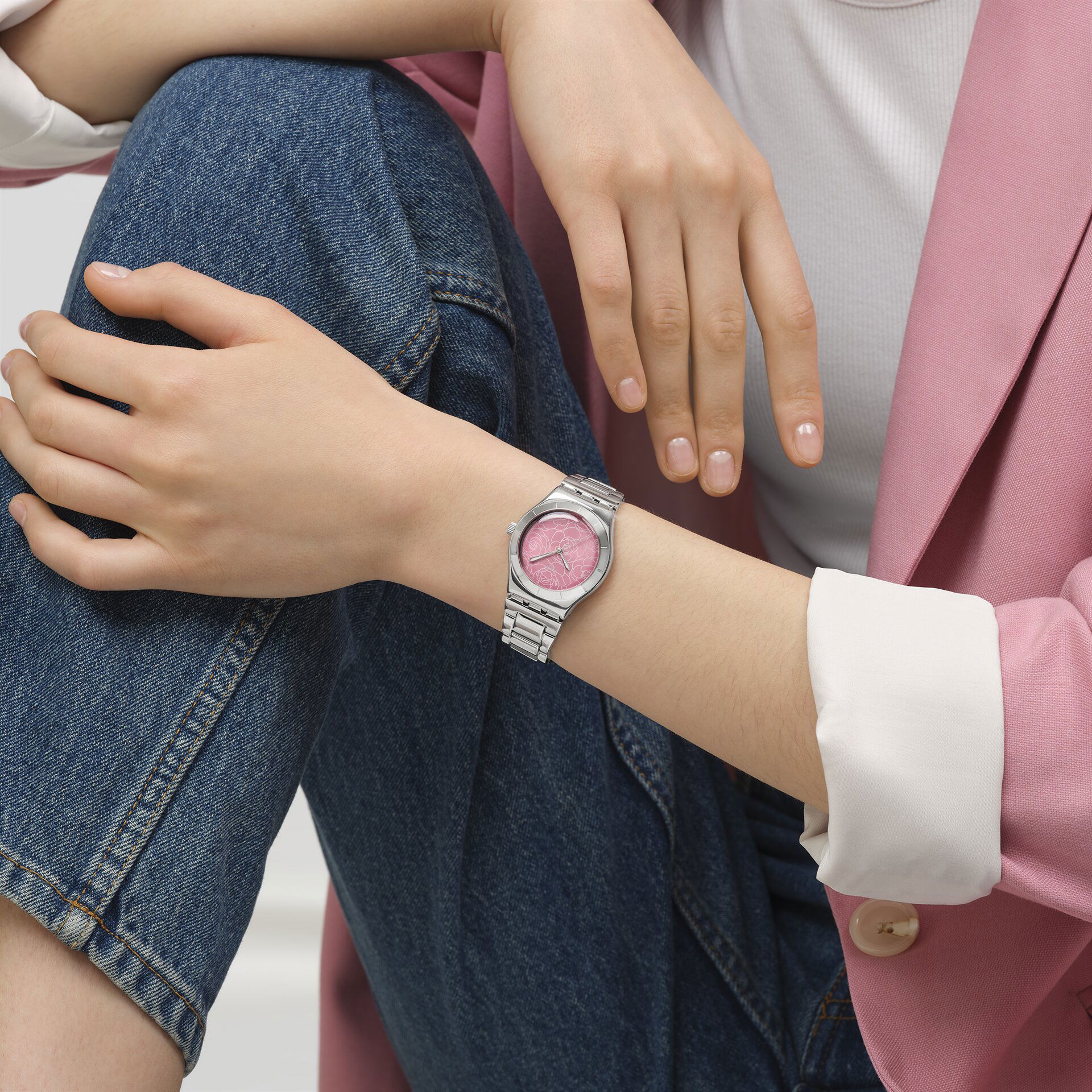 Swatch Irony Petal Charm  YLS234G Kadın Quartz Saat