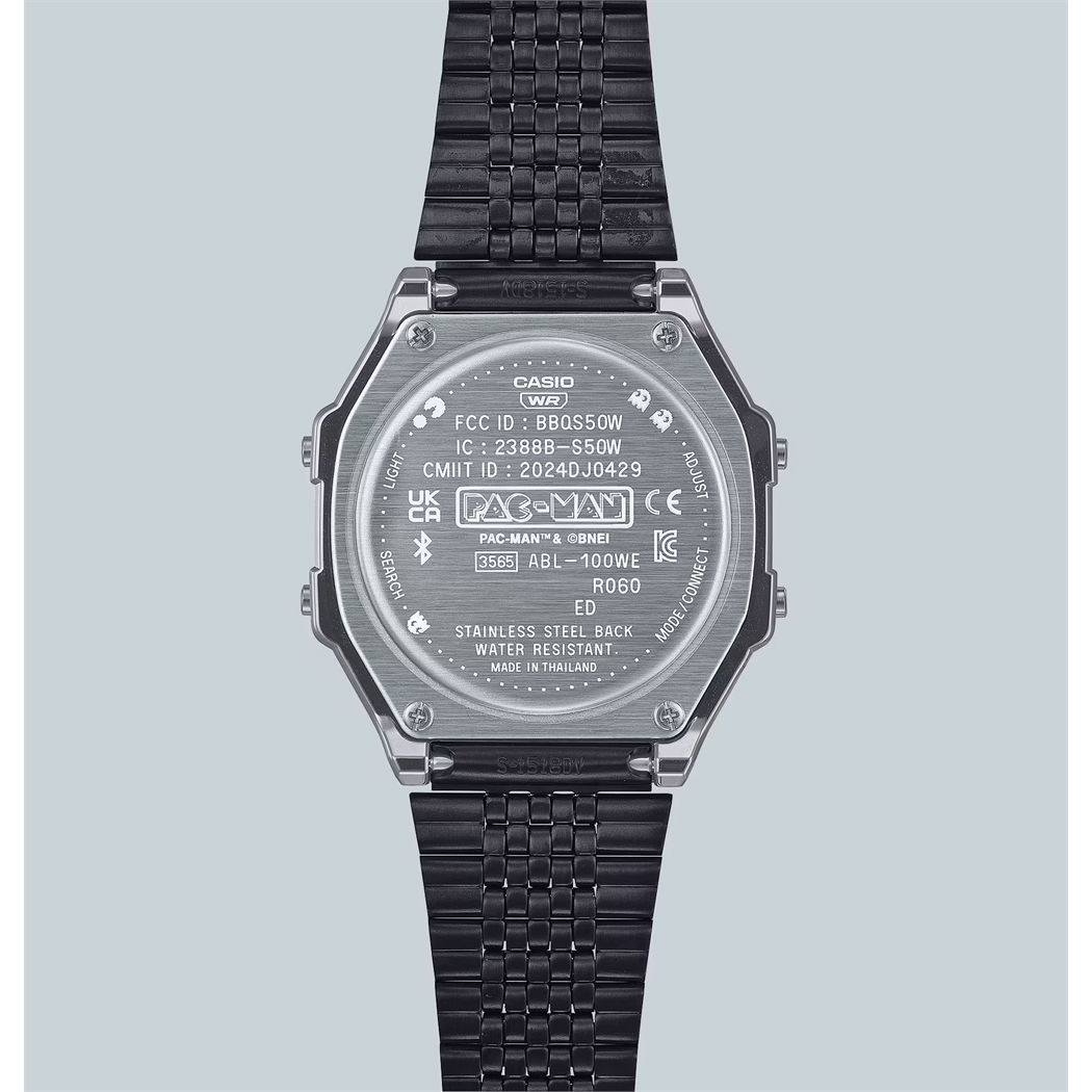 Casio Abl-100Wepc-1Bdr Pac-Man Retro