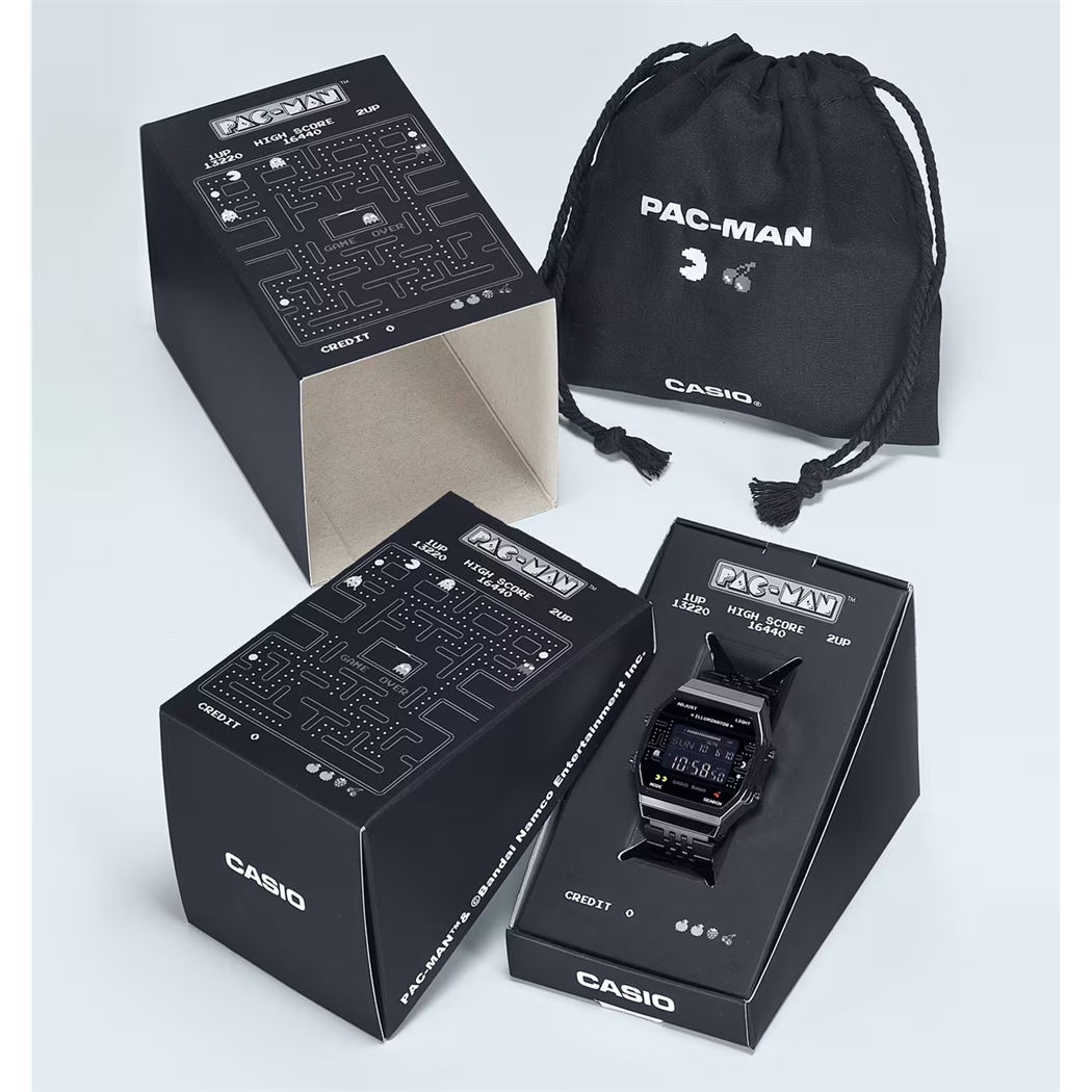 Casio Abl-100Wepc-1Bdr Pac-Man Retro