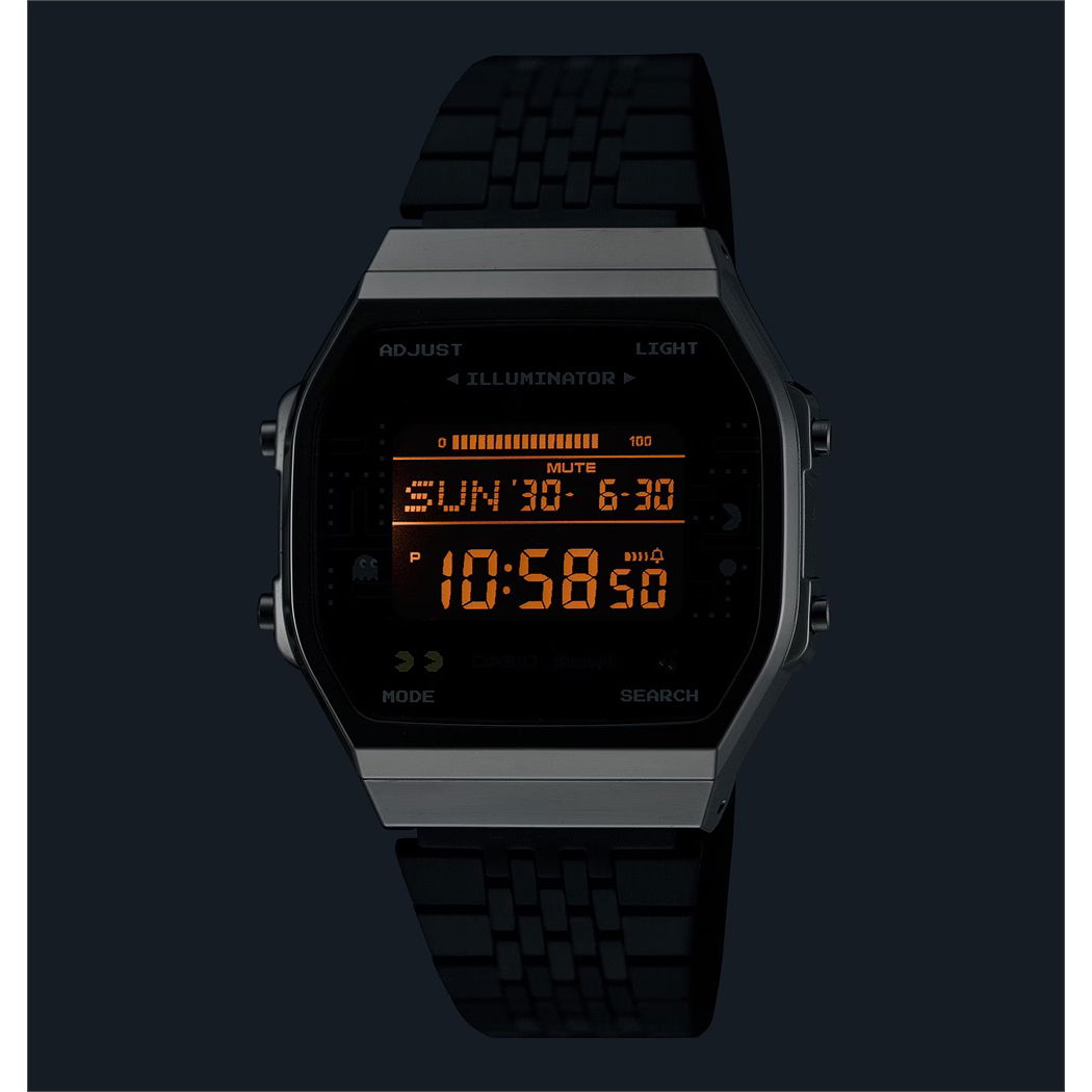 Casio Abl-100Wepc-1Bdr Pac-Man Retro