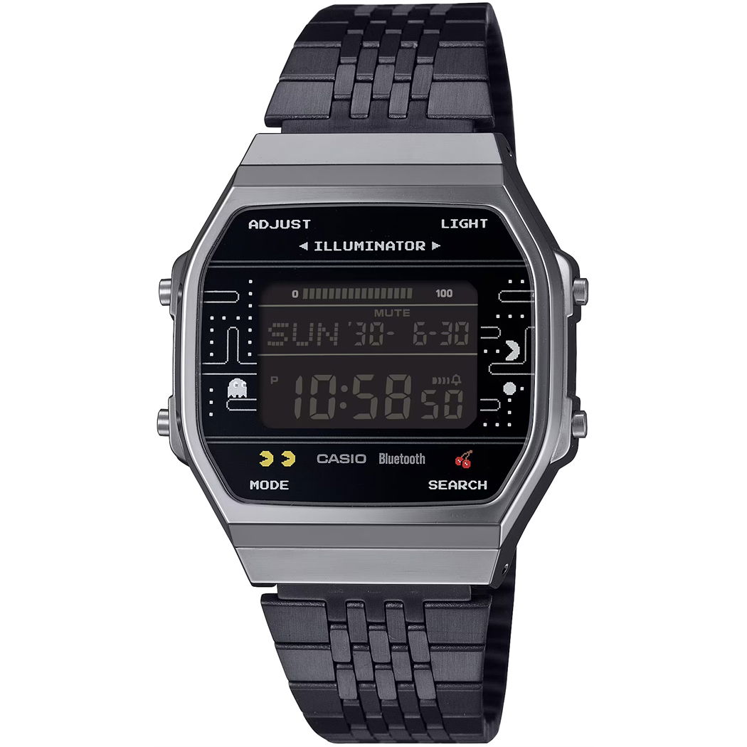 Casio Abl-100Wepc-1Bdr Pac-Man Retro