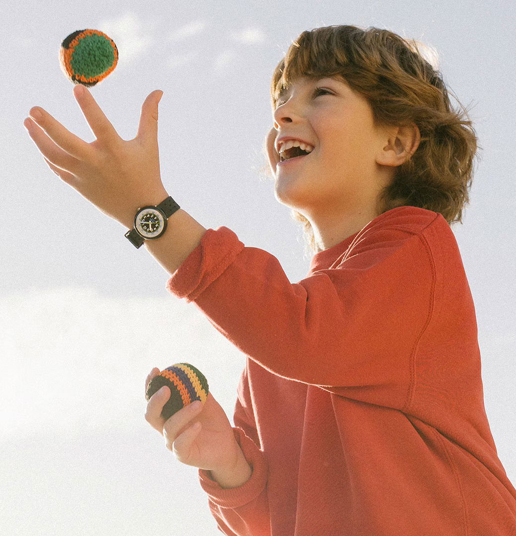 Flik Flak Fcnp001 Fizz In Black Çocuk Kol Saati