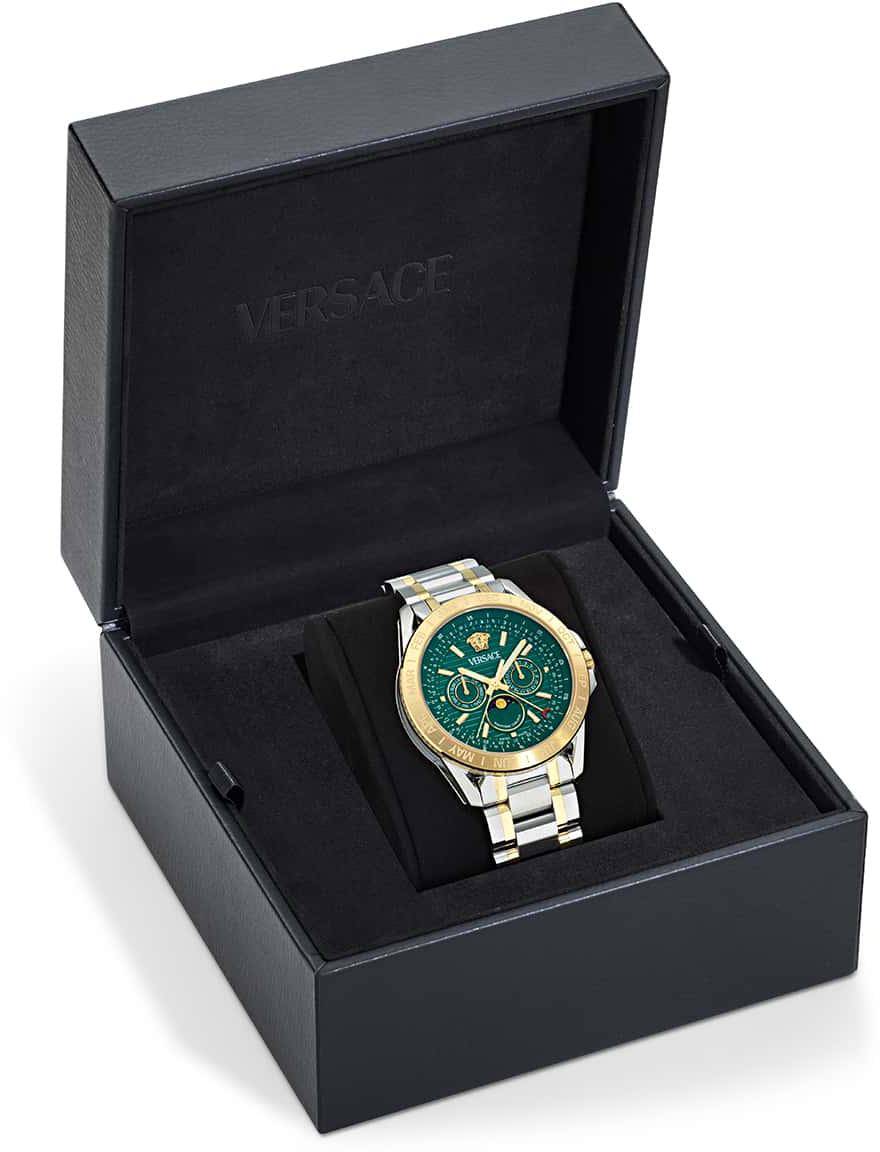 Versace Vrscve0k00325 Galaxy Moonphase Chrono Erkek Kol Saati