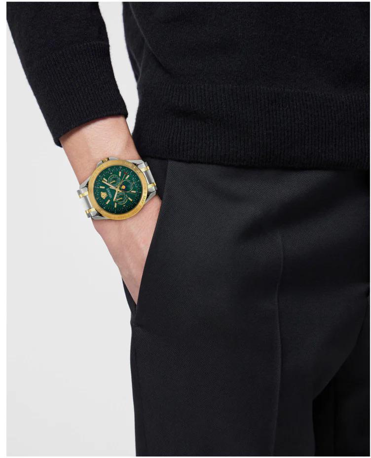 Versace Vrscve0k00325 Galaxy Moonphase Chrono Erkek Kol Saati