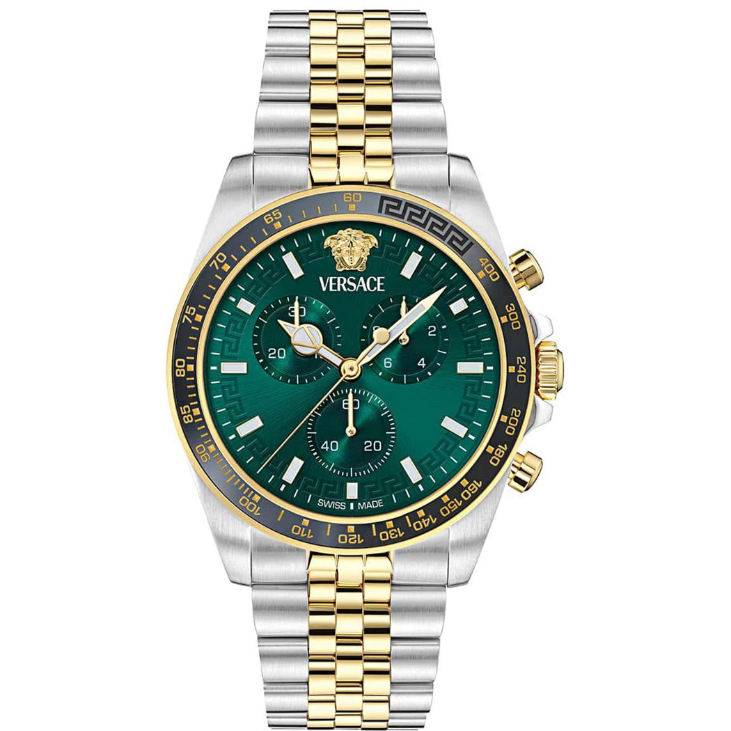 Versace Vrscve0h00425 Greca Chrono Wave Erkek Kol Saati