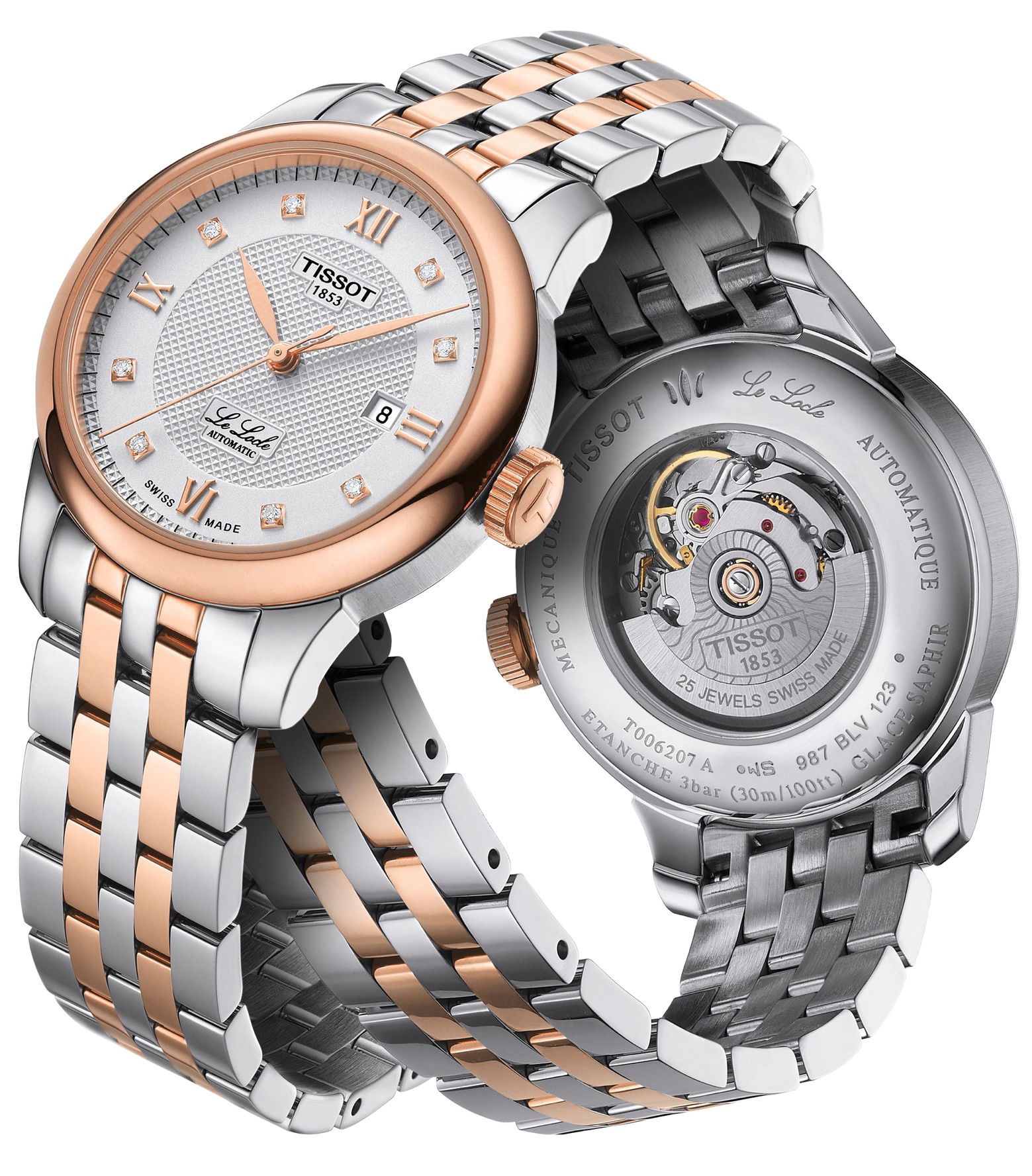 Tissot Le Locle 29mm T0062072203600 - Otomatik Kadın Saati (T006.207.22.036.00)