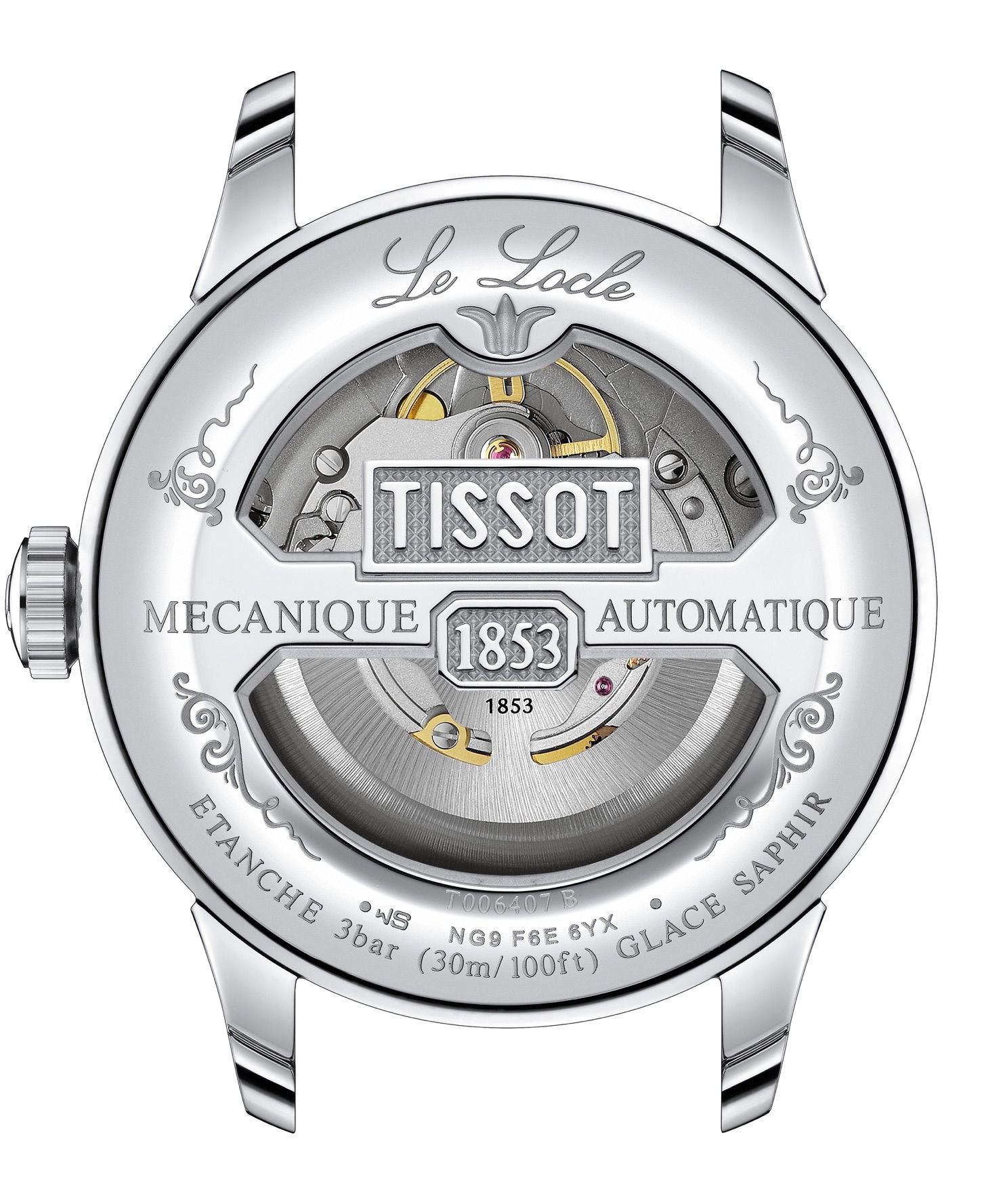 Tissot Le Locle 39.3mm T0064071605300 - Otomatik Erkek Kol Saati (T006.407.16.053.00)
