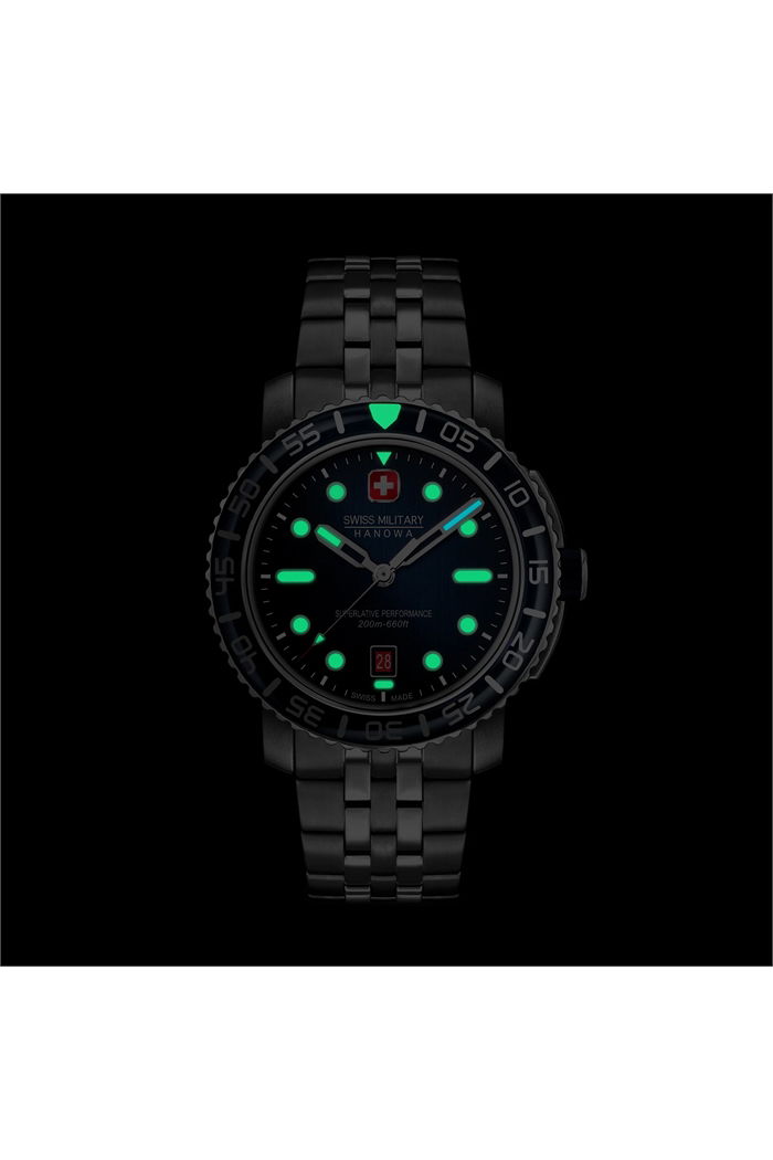 Swiss Military Smwgh0001703 Black Marlin Erkek Kol Saati