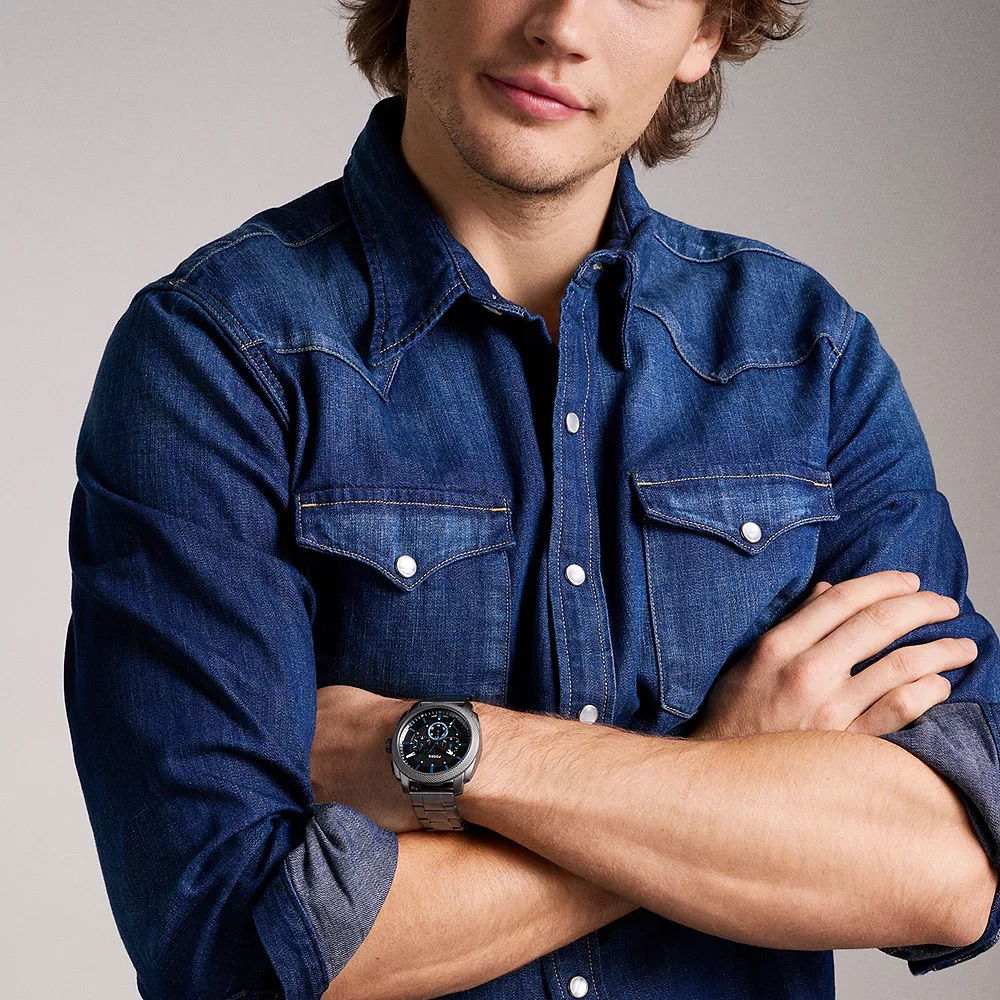 Fossil Ffs6098 Kronograf Erkek Kol Saati