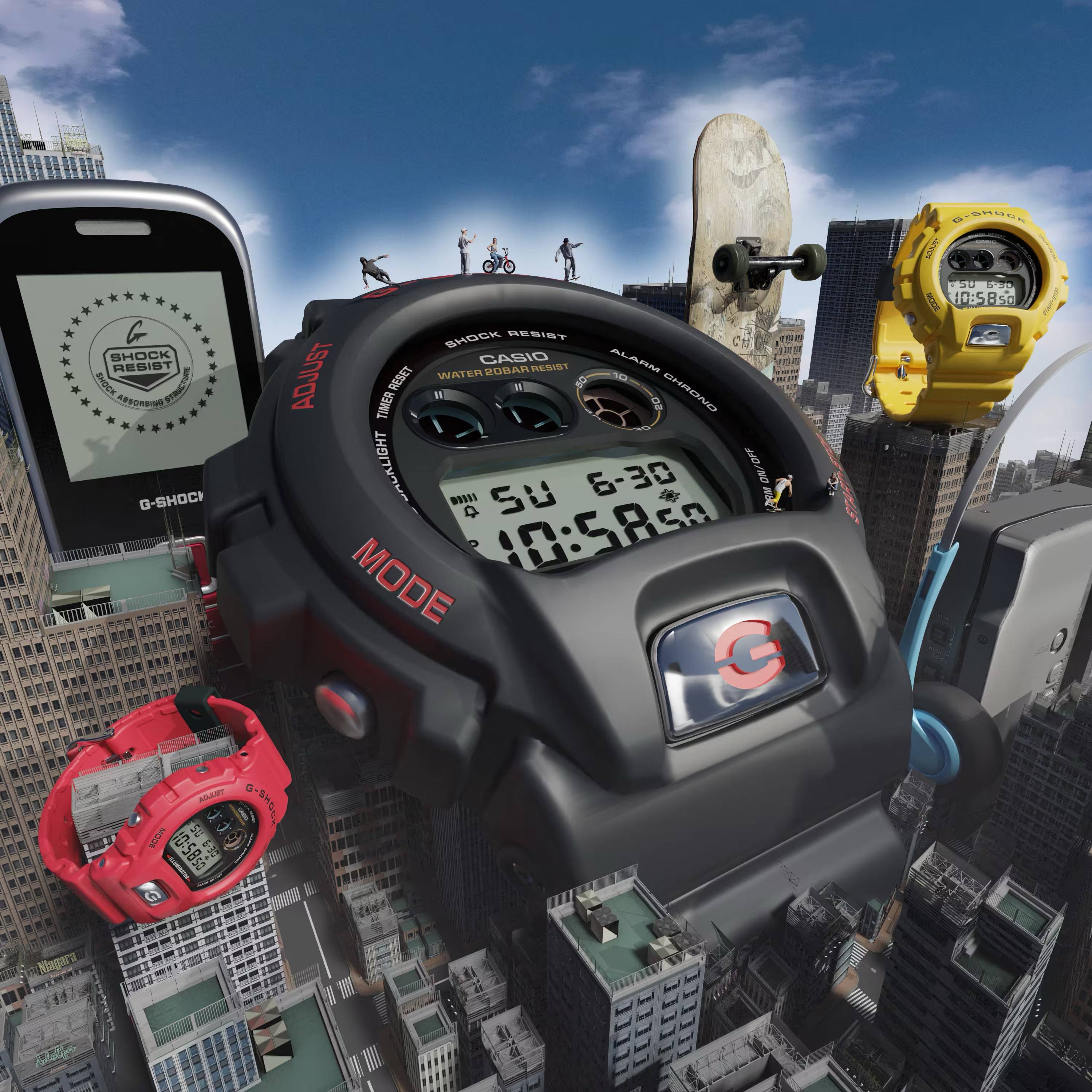 Casio Dw-6900Tr-1Dr G-Shock Erkek Kol Saati