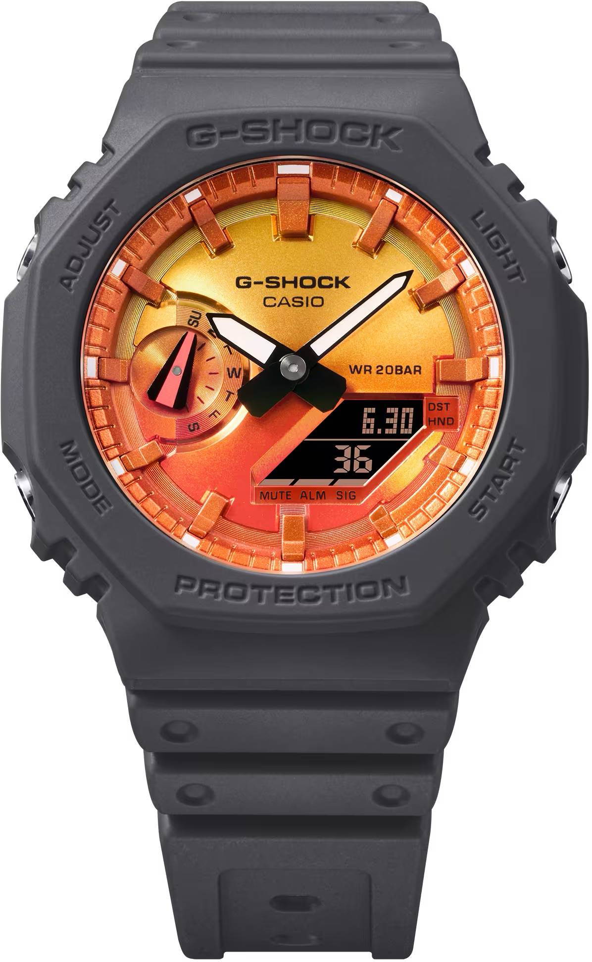 Casio Ga-2100Fl-8Adr G-Shock Erkek Kol Saati