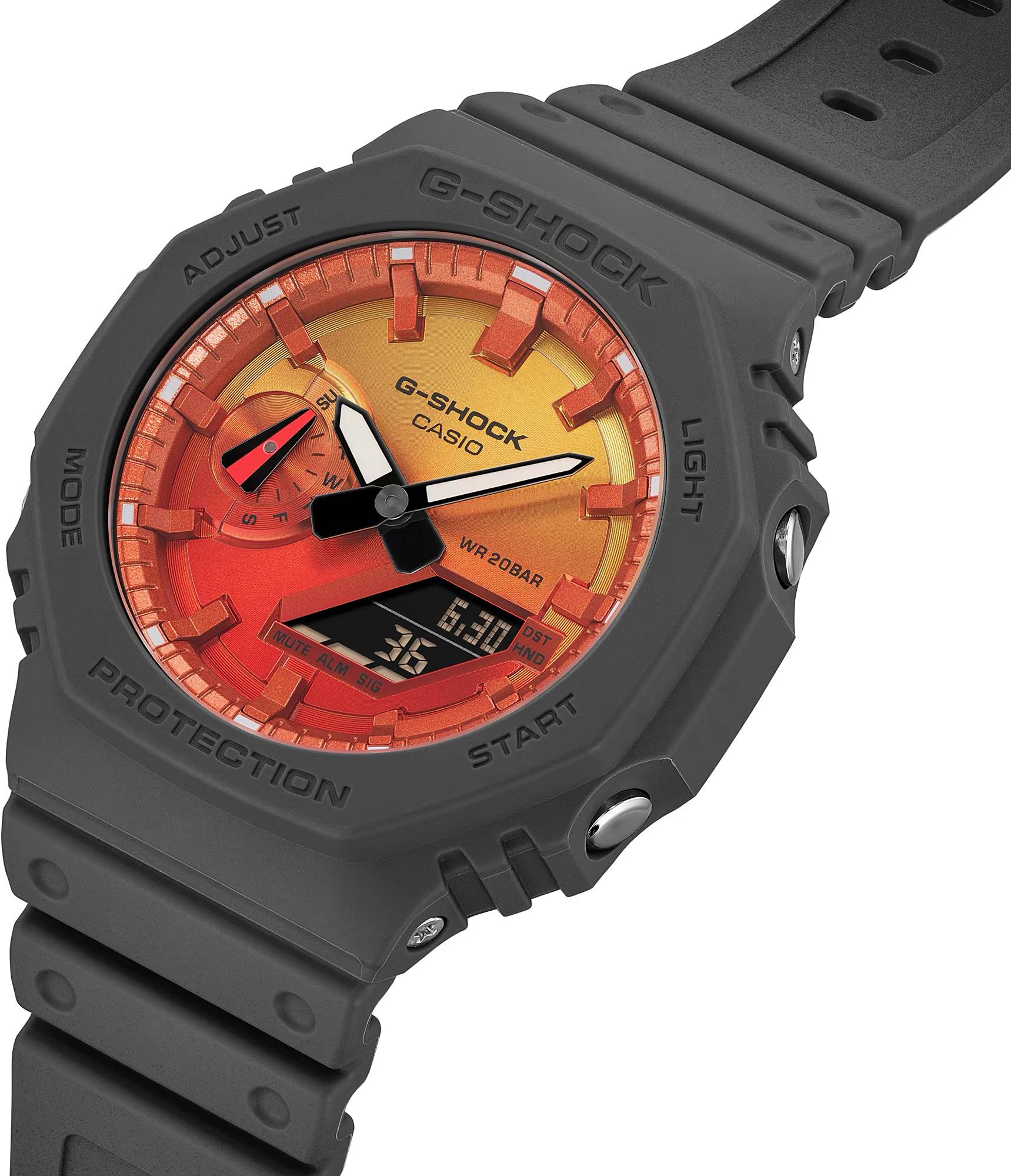 Casio Ga-2100Fl-8Adr G-Shock Erkek Kol Saati