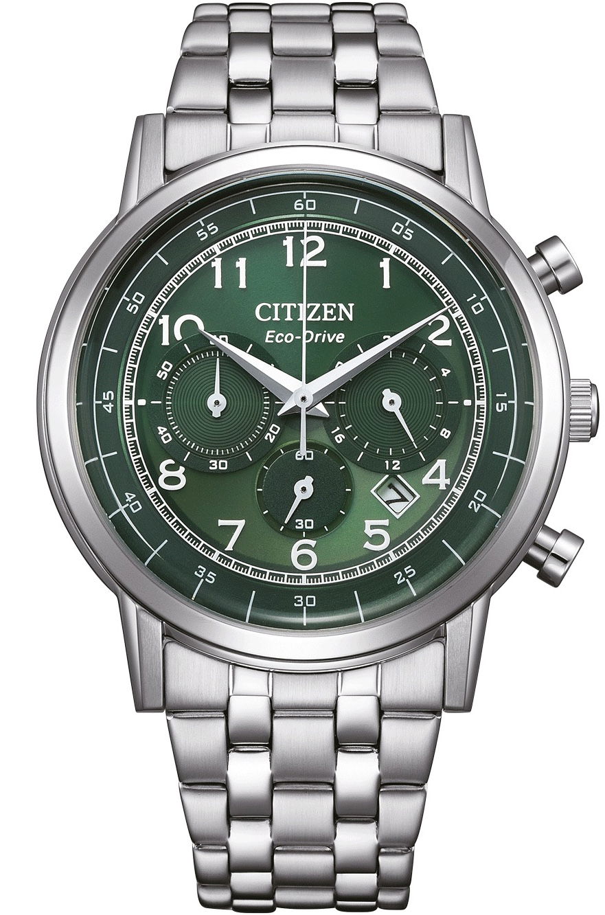 Citizen Ca4630-53X Eco-Drive Chronograph Forest Green Erkek Kol Saati
