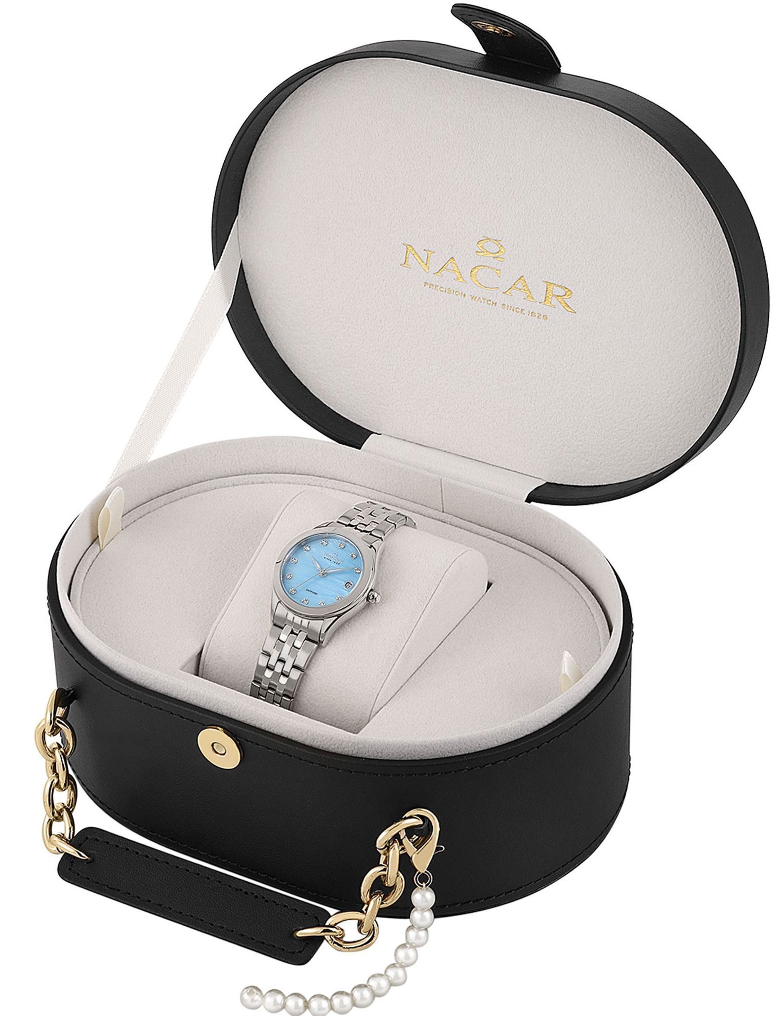 Nacar Nc34-39B763-Aums Özel Çanta Kutulu Kadın Kol Saati