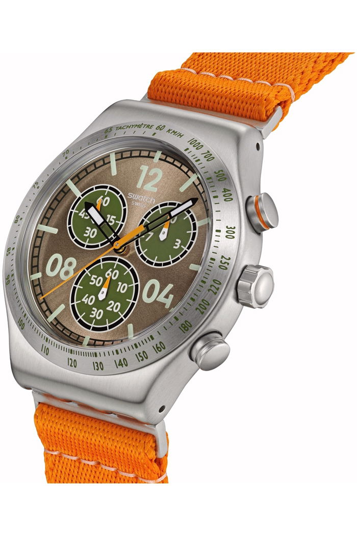 Swatch Yvs101 Irony Vacation Time Erkek Paslanmaz Çelik 43mm Saat